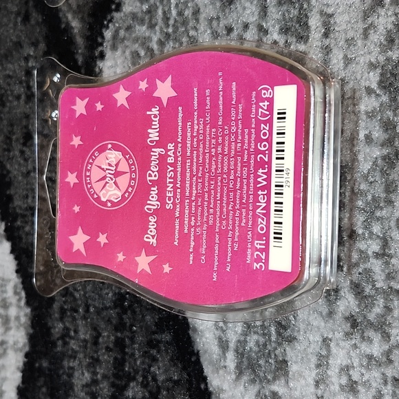 SCENTSY SCENT OF-THE MONTH LOVE YOU BERRY MUCH & PEPPERMINT DREAMS WAX BARS - Picture 2 of 7